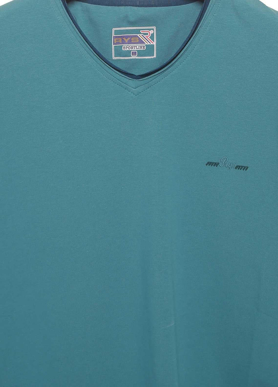 Sanaulla Exclusive Range Cotton Casual T-Shirts for Mens -  5498 Light Green