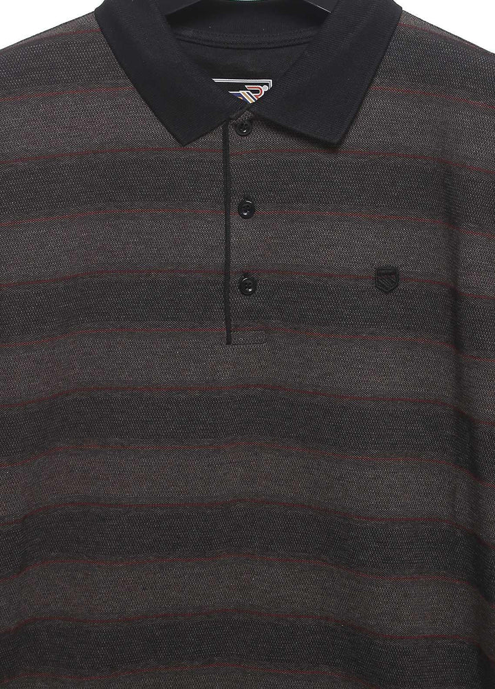 Sanaulla Exclusive Range Cotton Casual Mens T-Shirts -  D-5216 Grey