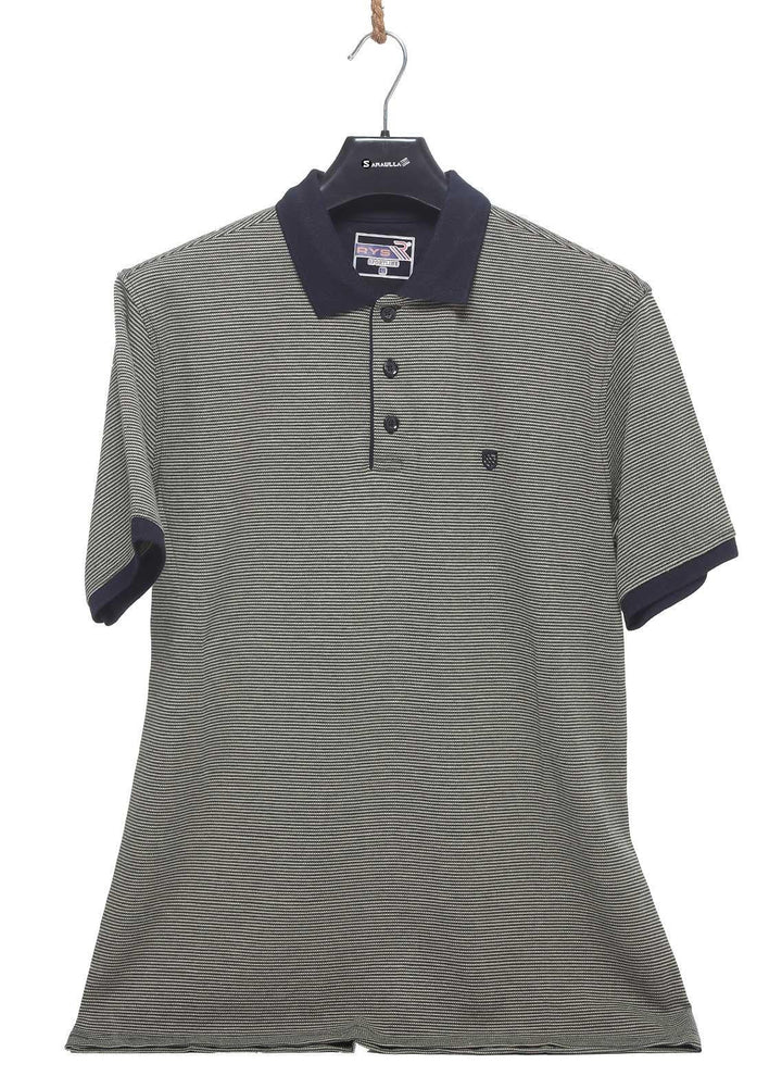 Sanaulla Exclusive Range Cotton Casual Mens T-Shirts -  D-5311 Green