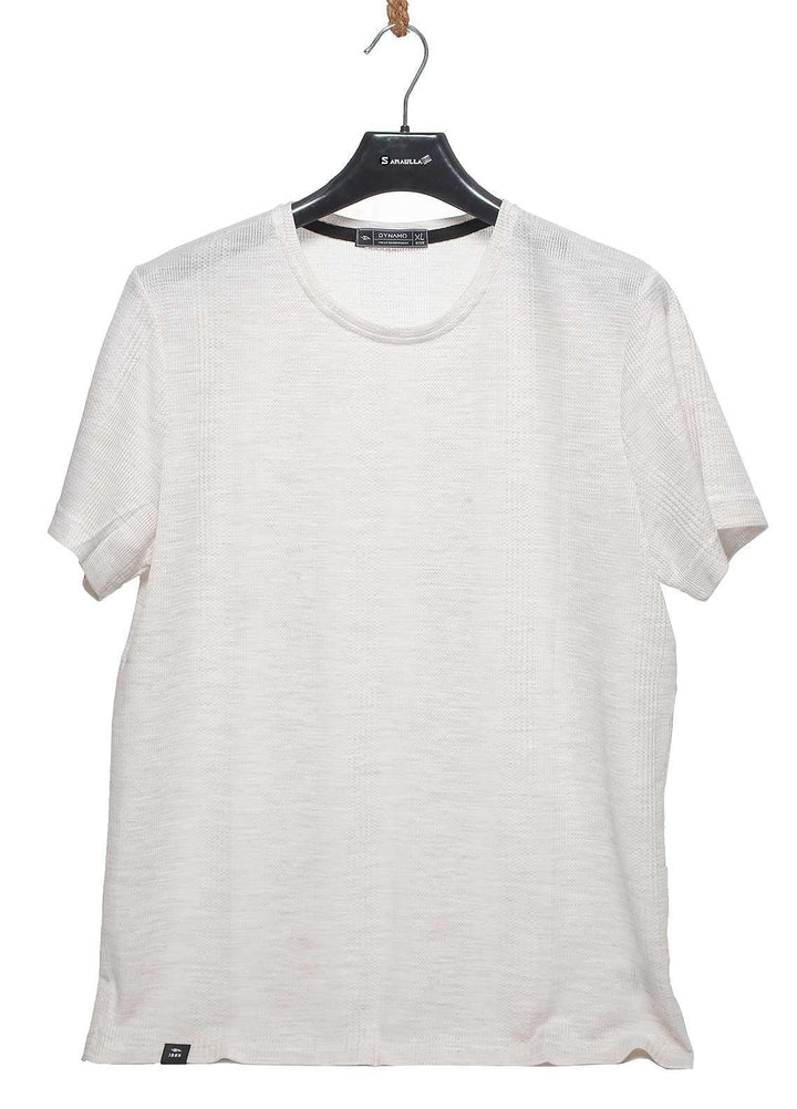 Sanaulla Exclusive Range Cotton Casual Mens T-Shirts -  T623 Fawn