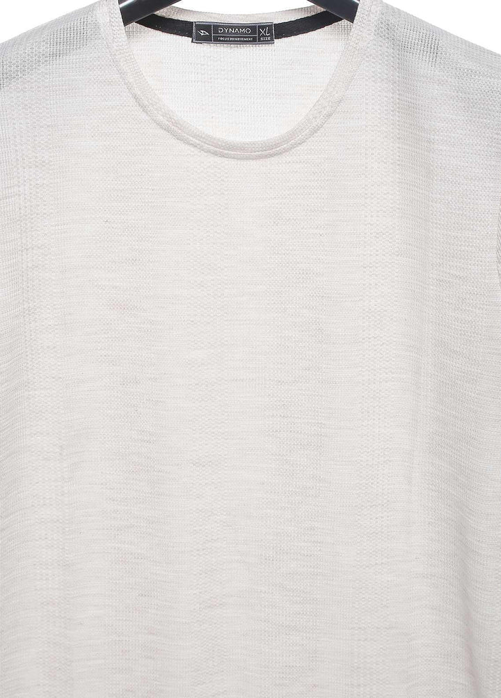 Sanaulla Exclusive Range Cotton Casual Mens T-Shirts -  T623 Fawn