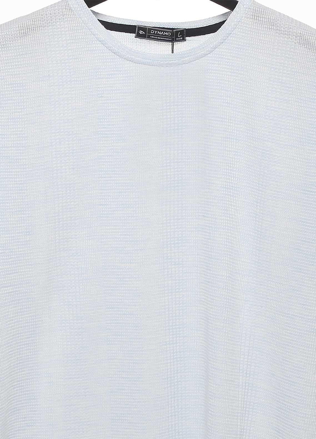 Sanaulla Exclusive Range Cotton Casual T-Shirts for Mens -  T623 Sky Blue