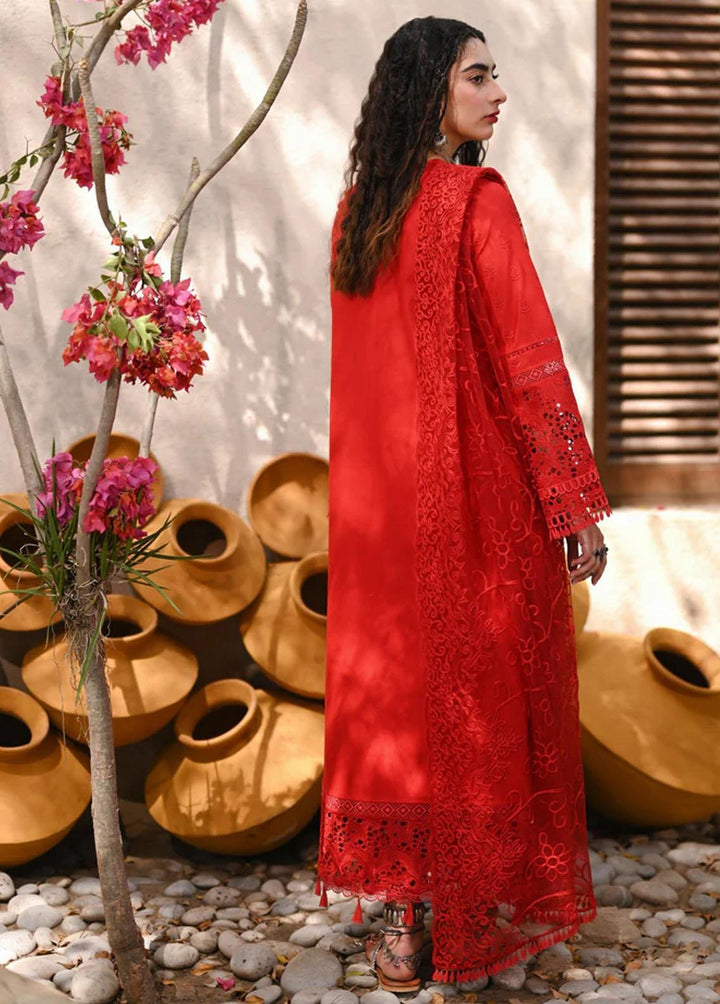 Menakumare By Aabyaan Embroidered Schiffli Suits Unstitched 3 Piece ABY23M AE-03 Raani - Eid Collection