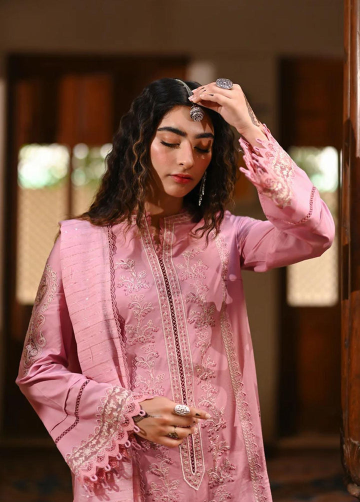 Menakumare By Aabyaan Embroidered Schiffli Suits Unstitched 3 Piece ABY23M AE-06 Leela - Eid Collection