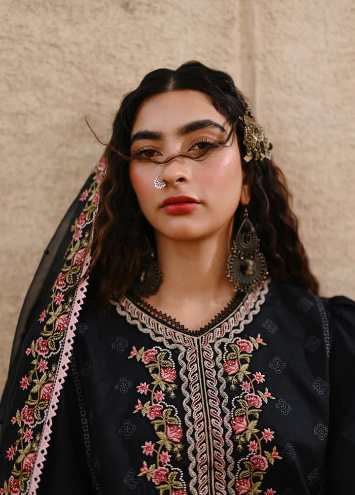 Menakumare By Aabyaan Embroidered Schiffli Suits Unstitched 3 Piece ABY23M AE-07 Shabnam - Eid Collection