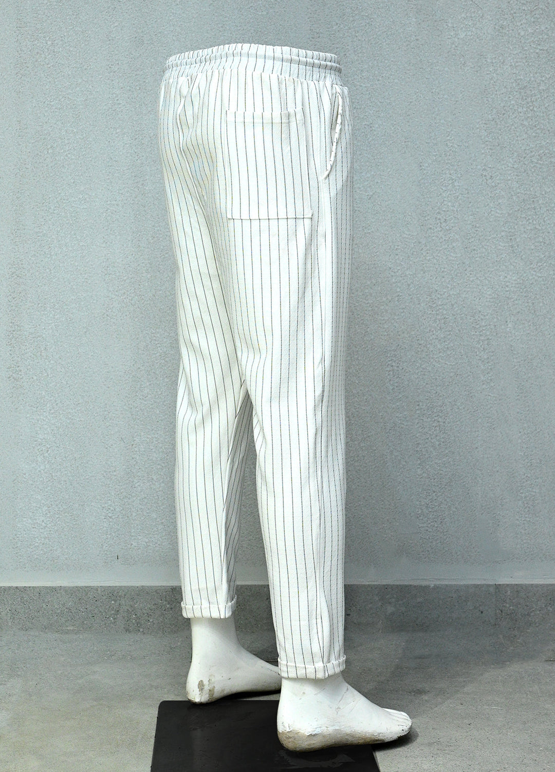 Mens Pret Plain Cotton Trouser Alexa D-18 White