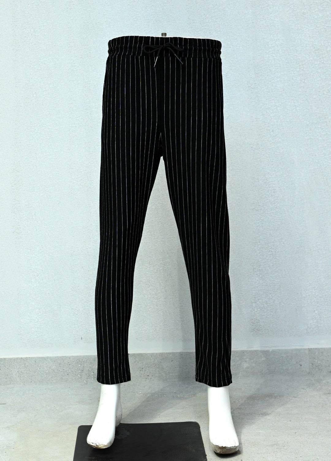 Mens Pret Plain Cotton Trouser Alexa D-2 Black