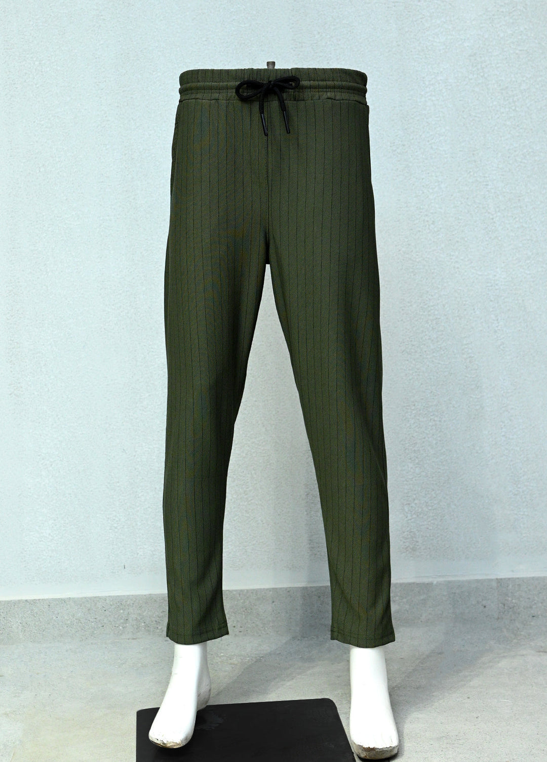 Mens Pret Plain Cotton Trouser Alexa D-3 Green