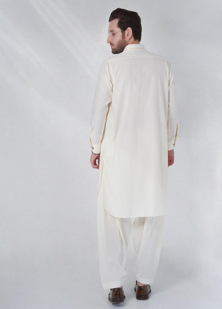 Brands & Blends Cotton Formal Shalwar Kameez for Men -  D#01 Cream