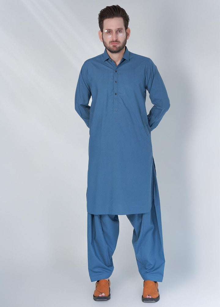 Brands & Blends Cotton Formal Shalwar Kameez for Men -  D#05 Froze