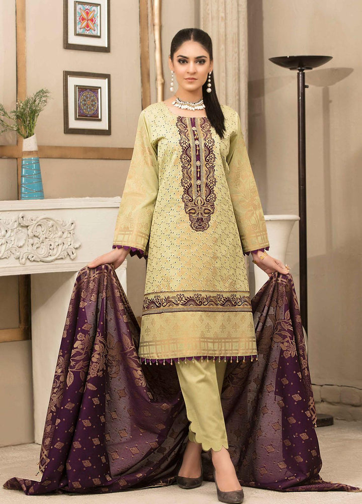 Mentonia by Riaz Arts Embroidered Banarsi Suits Unstitched 3 Piece RA21MB 01 - Summer Collection
