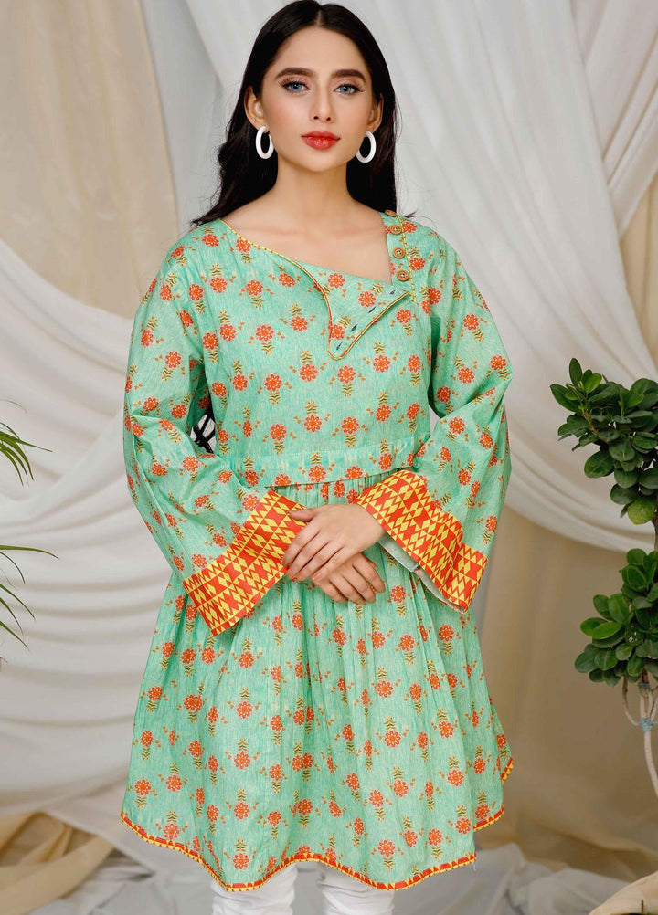 Modest Pret  Lawn Shirt Bella W102-Green