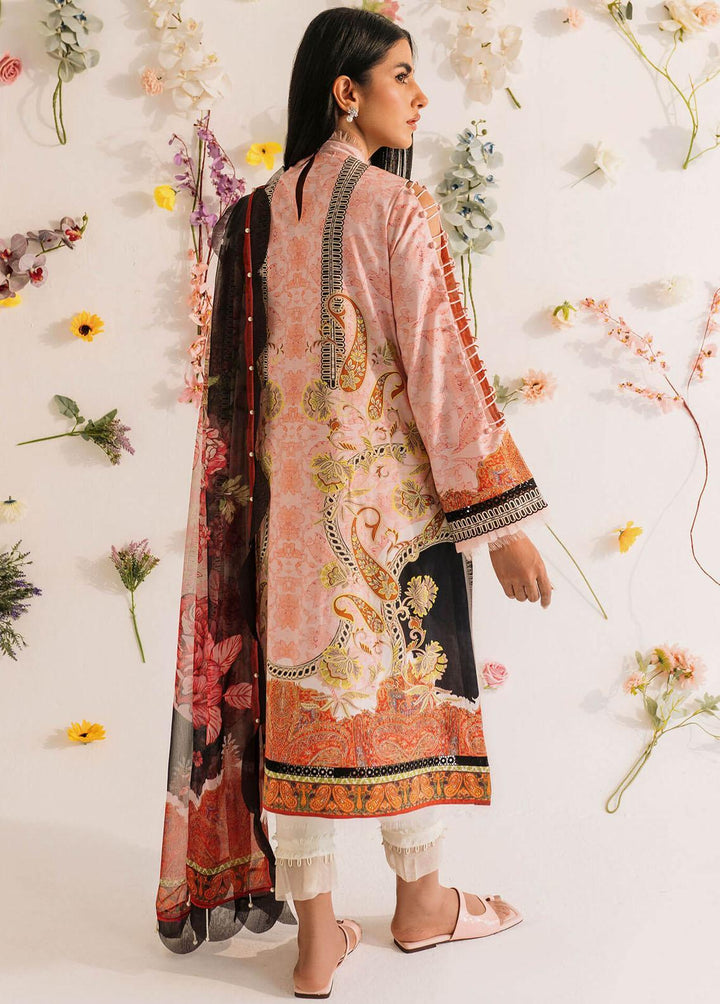 Meraki by Asifa & Nabeel Embroidered Lawn Suits Unstitched 3 Piece AN23M MKL-02 - Summer Collection