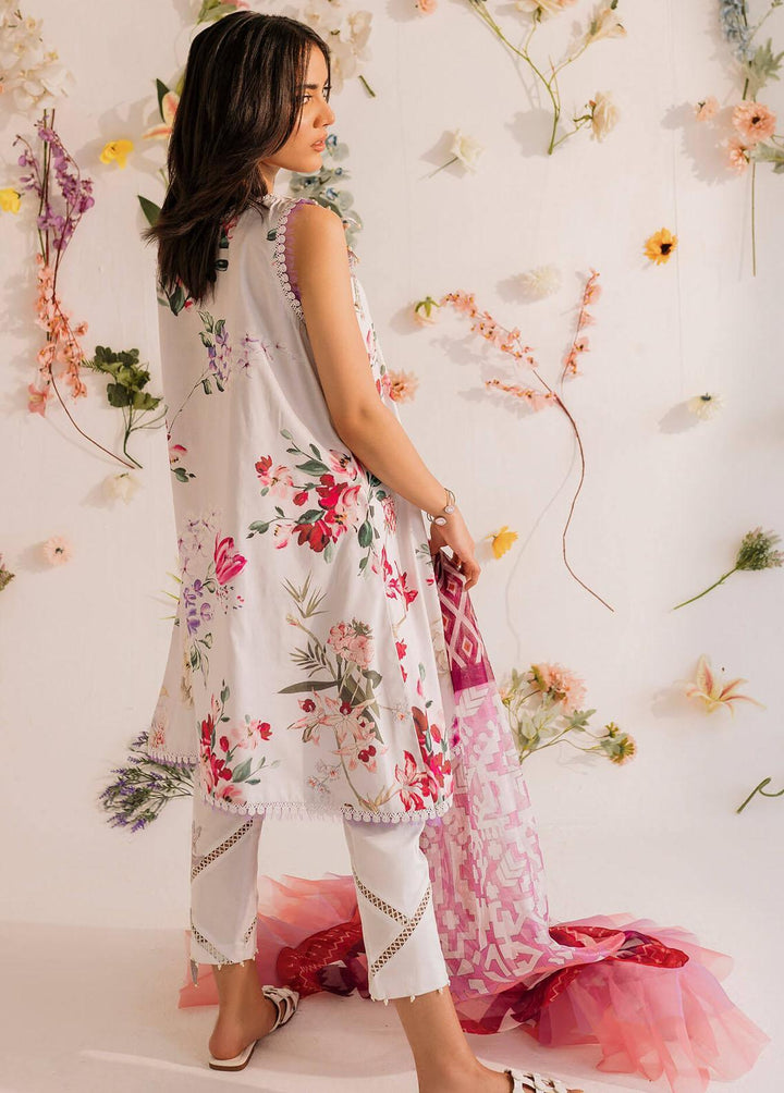 Meraki by Asifa & Nabeel Embroidered Lawn Suits Unstitched 3 Piece AN23M MKL-04 - Summer Collection