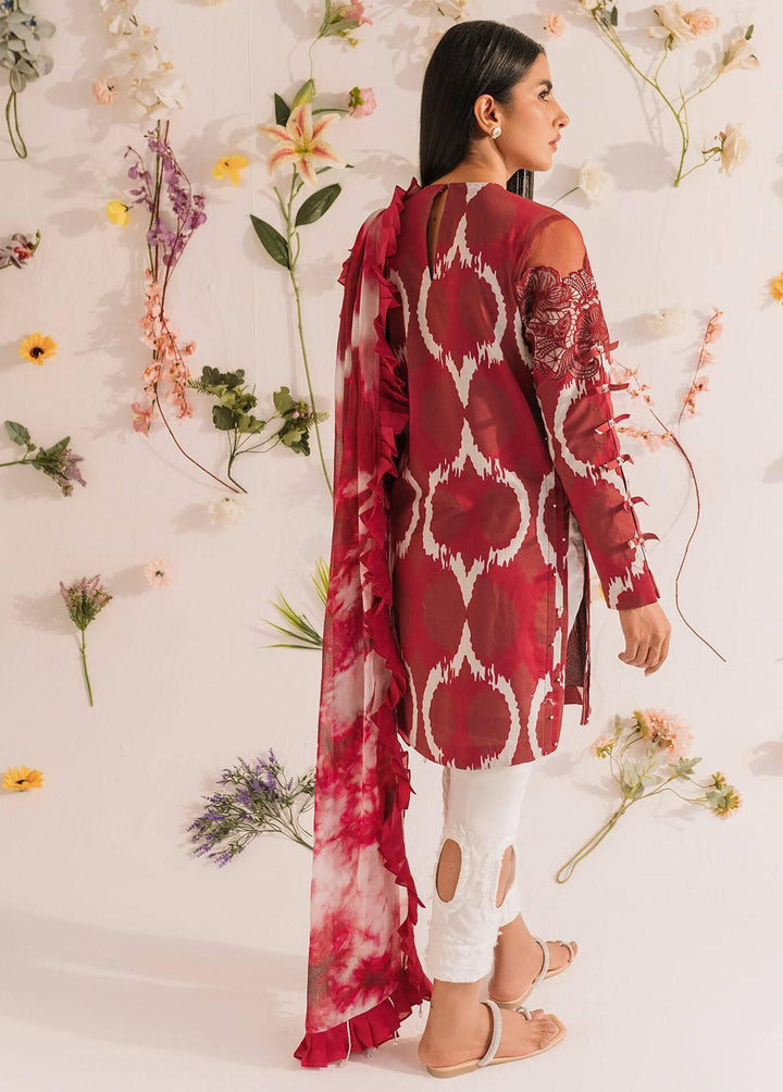 Meraki by Asifa & Nabeel Embroidered Lawn Suits Unstitched 3 Piece AN23M MKL-05 - Summer Collection