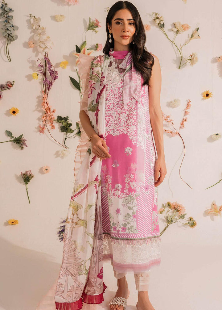 Meraki by Asifa & Nabeel Embroidered Lawn Suits Unstitched 3 Piece AN23M MKL-09 - Summer Collection