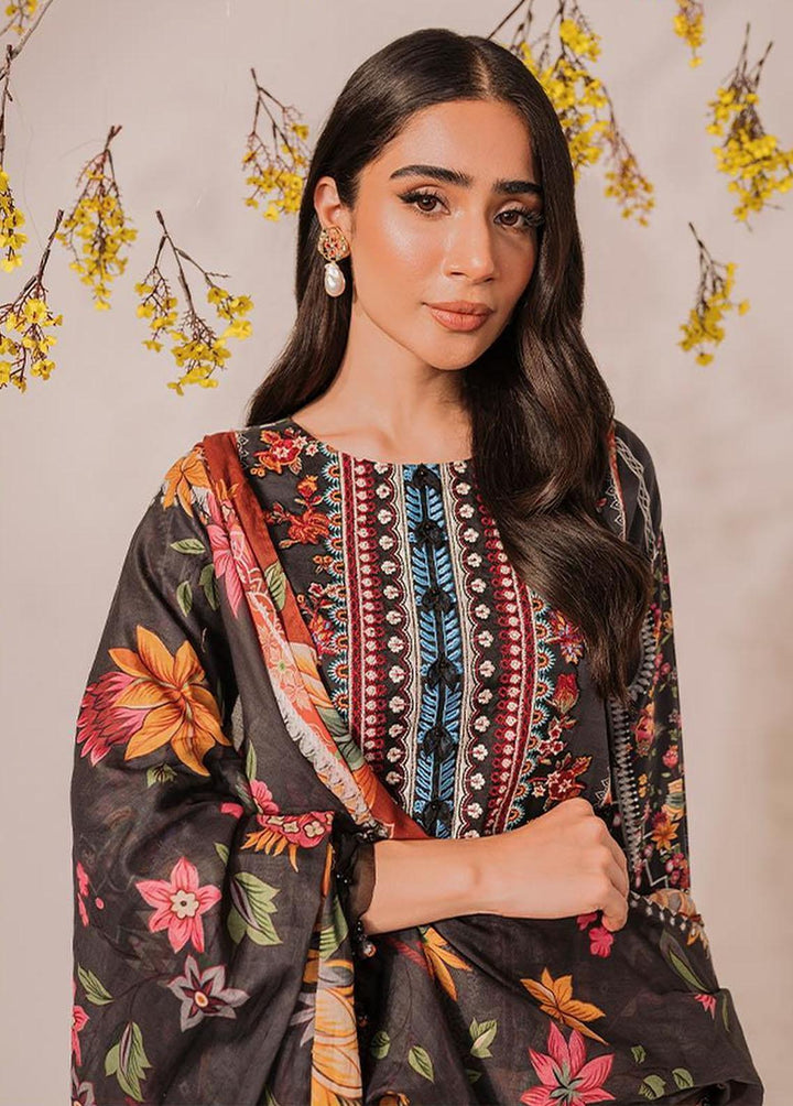Meraki by Asifa & Nabeel Embroidered Lawn Suits Unstitched 3 Piece AN23M MKL-12 - Summer Collection