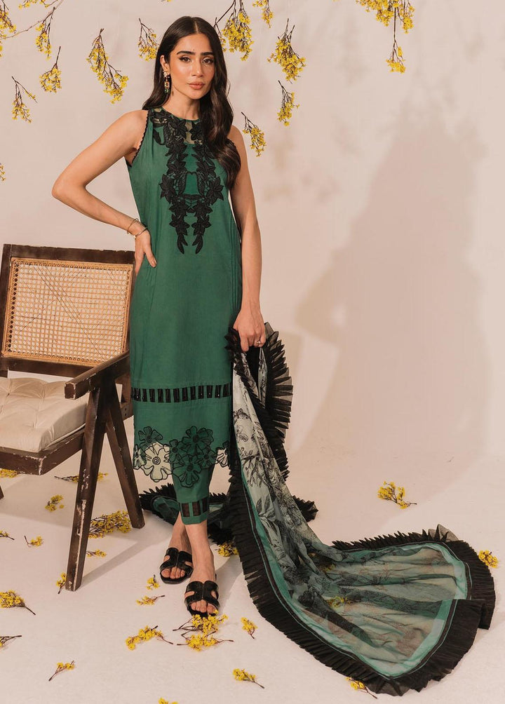 Meraki by Asifa & Nabeel Embroidered Lawn Suits Unstitched 3 Piece AN23M MKL-13 - Summer Collection