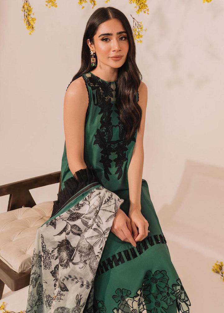 Meraki by Asifa & Nabeel Embroidered Lawn Suits Unstitched 3 Piece AN23M MKL-13 - Summer Collection