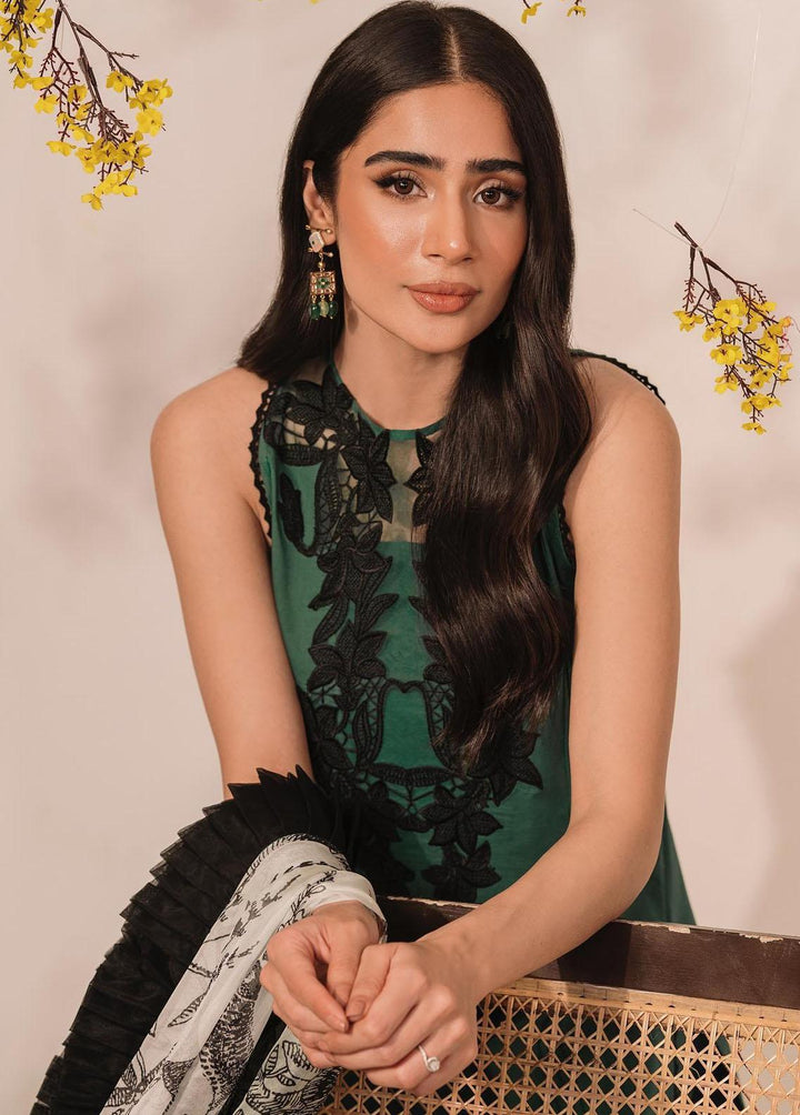 Meraki by Asifa & Nabeel Embroidered Lawn Suits Unstitched 3 Piece AN23M MKL-13 - Summer Collection