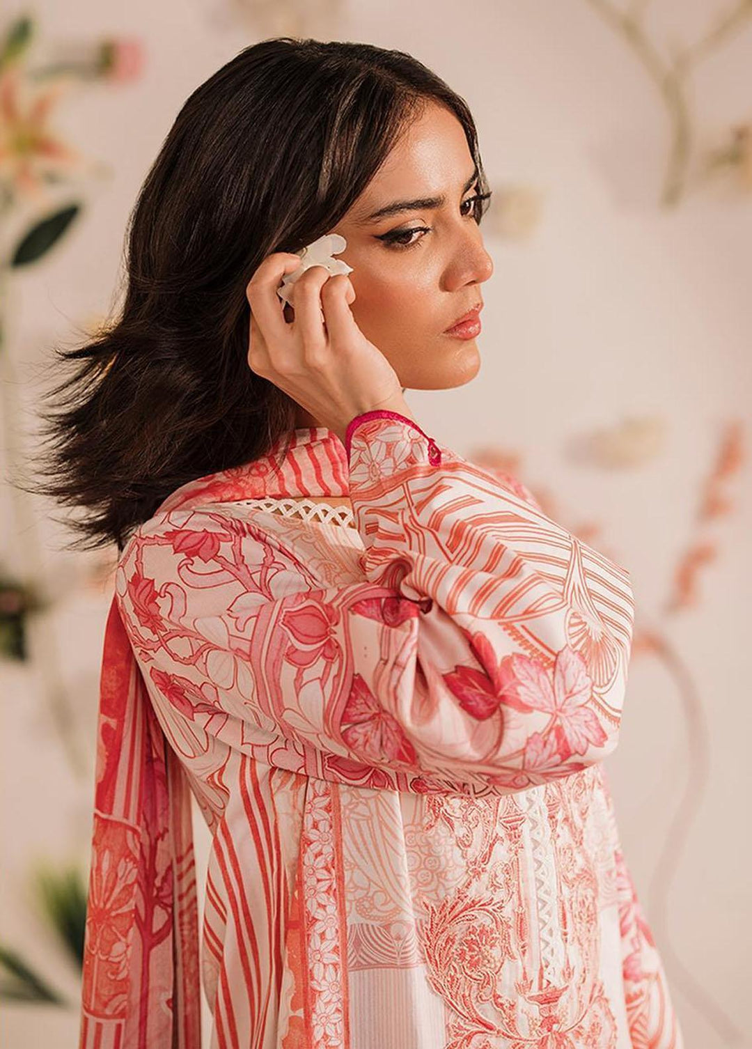 Meraki by Asifa & Nabeel Printed Lawn Suits Unstitched 3 Piece AN23M MKL-15 - Summer Collection