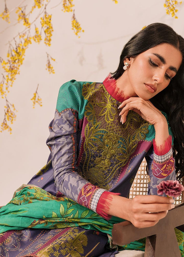 Meraki by Asifa & Nabeel Printed Lawn Suits Unstitched 2 Piece AN23M MKL-16 - Summer Collection