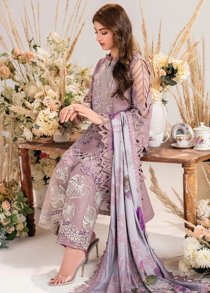 Meraki By Asifa And Nabeel Embroidered Khaddar Suit Unstitched 3 Piece AN24MW MW-04 Sombre - Winter Collection