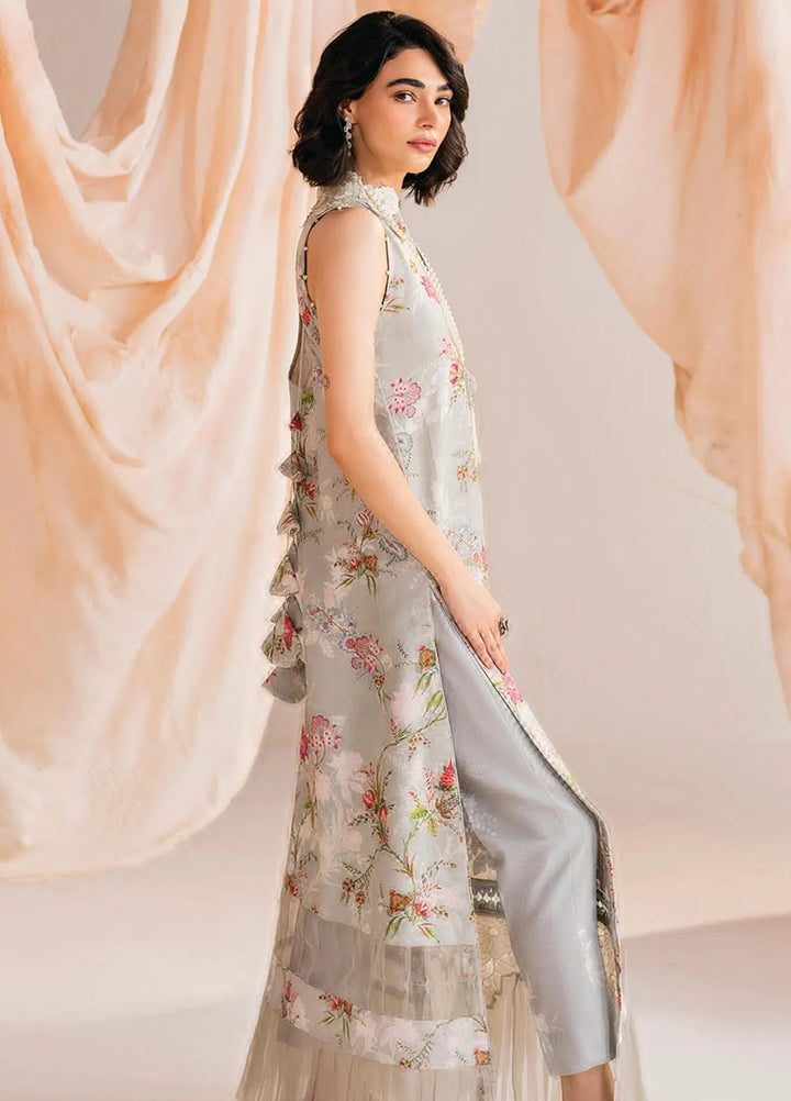 Meraki By Asifa And Nabeel Embroidered Khaddar Suit Unstitched 3 Piece AN24MW MW-09 Frost - Winter Collection