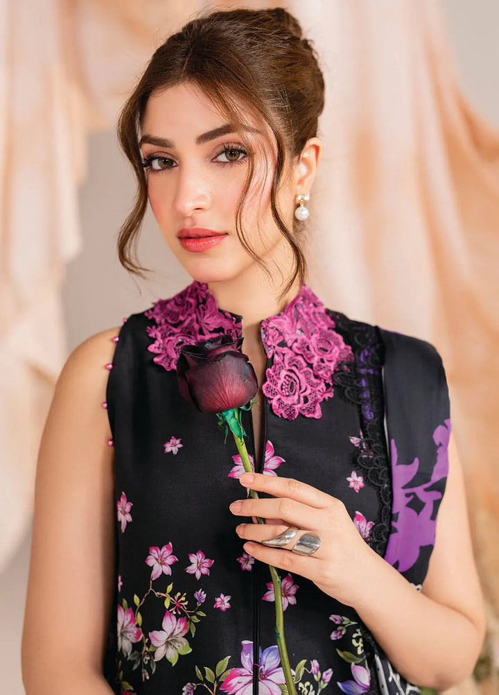 Meraki By Asifa And Nabeel Embroidered Khaddar Suit Unstitched 3 Piece AN24MW MW-10 Nocturne - Winter Collection