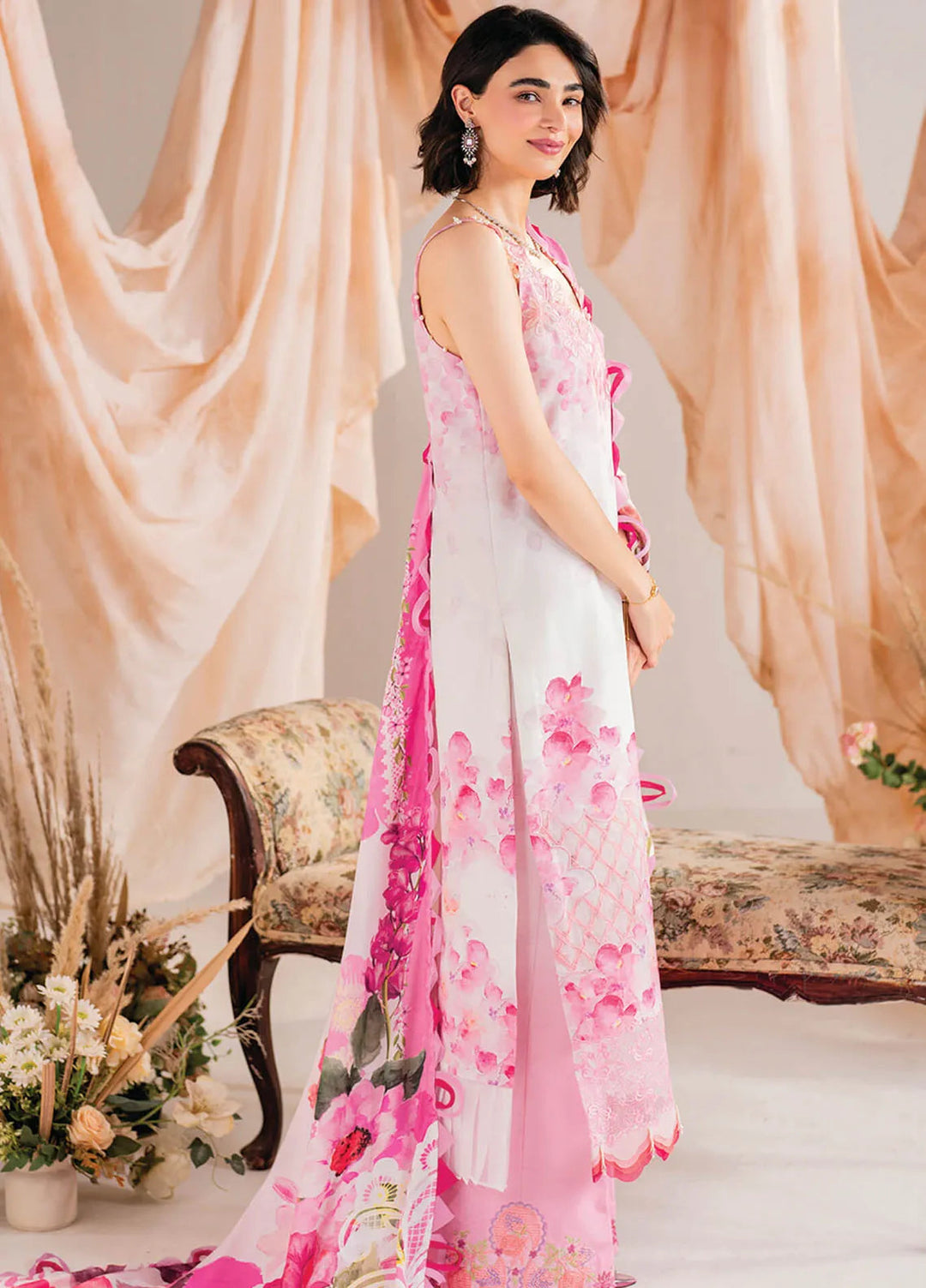 Meraki By Asifa And Nabeel Embroidered Khaddar Suit Unstitched 3 Piece AN24MW MW-11 Fleur - Winter Collection