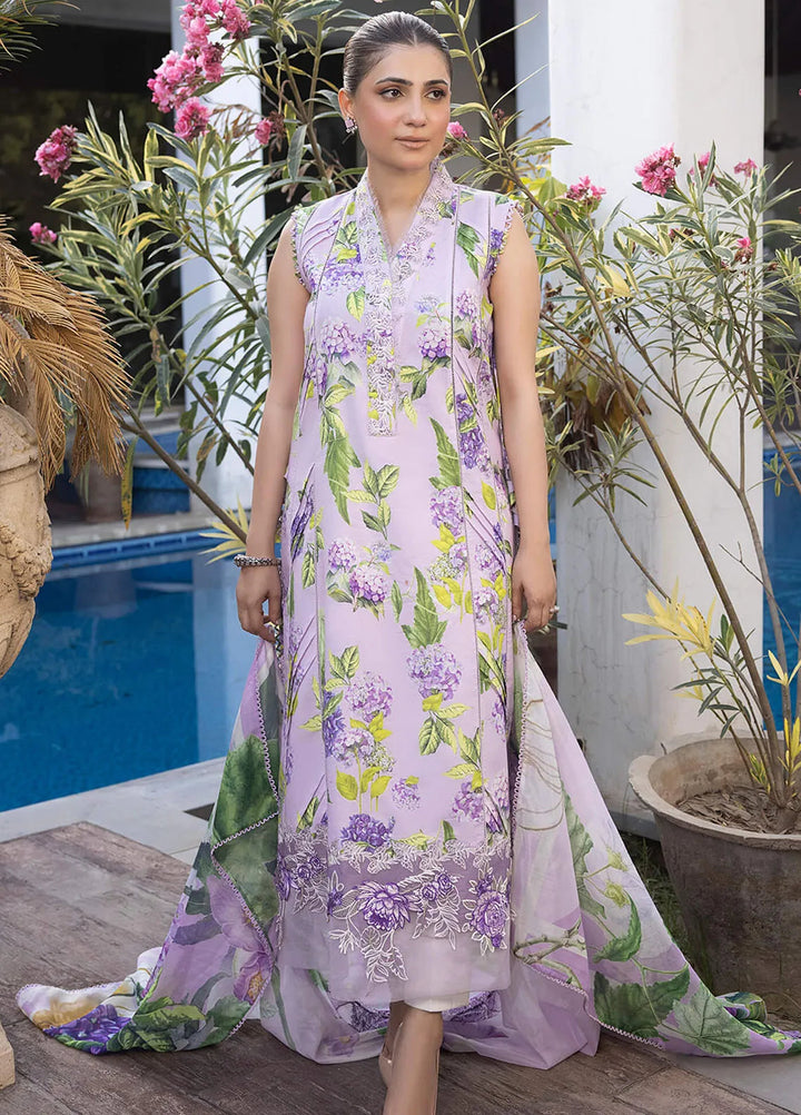 Meraki By Asifa and Nabeel Embroidered Lawn Suits Unstitched 3 Piece AN24M2 MK-01 Noori - Summer Collection