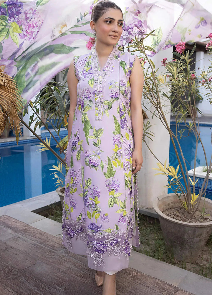 Meraki By Asifa and Nabeel Embroidered Lawn Suits Unstitched 3 Piece AN24M2 MK-01 Noori - Summer Collection