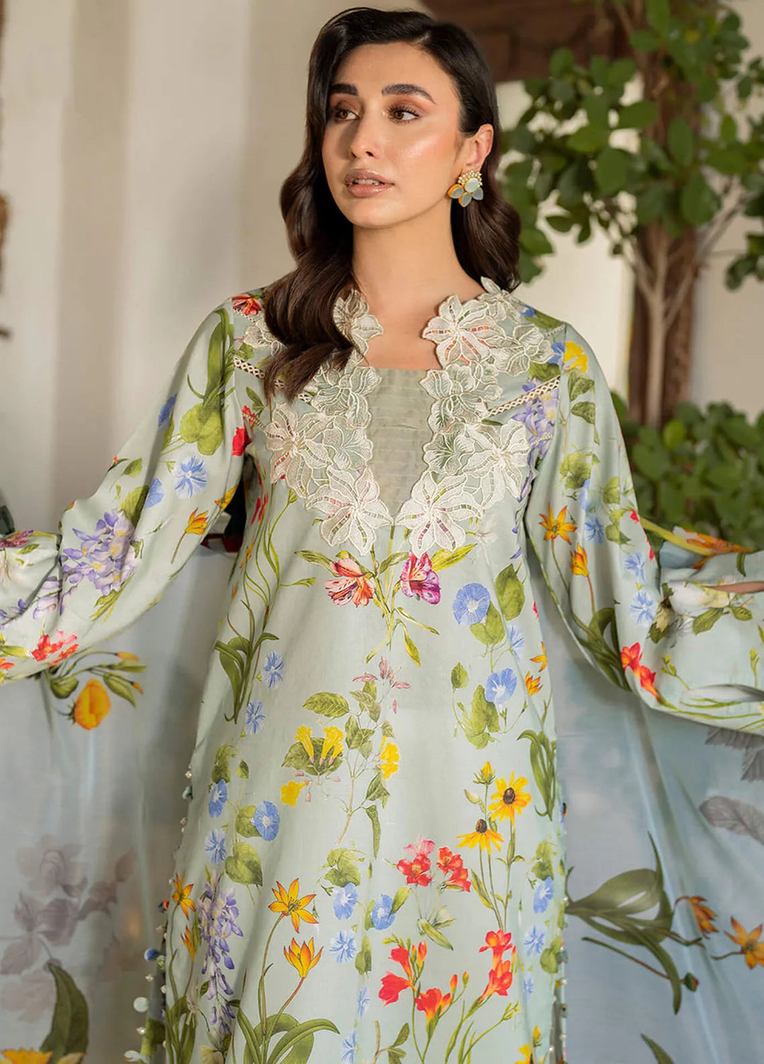 Meraki By Asifa and Nabeel Embroidered Lawn Suits Unstitched 3 Piece AN24M2 MK-04 Suroor - Summer Collection