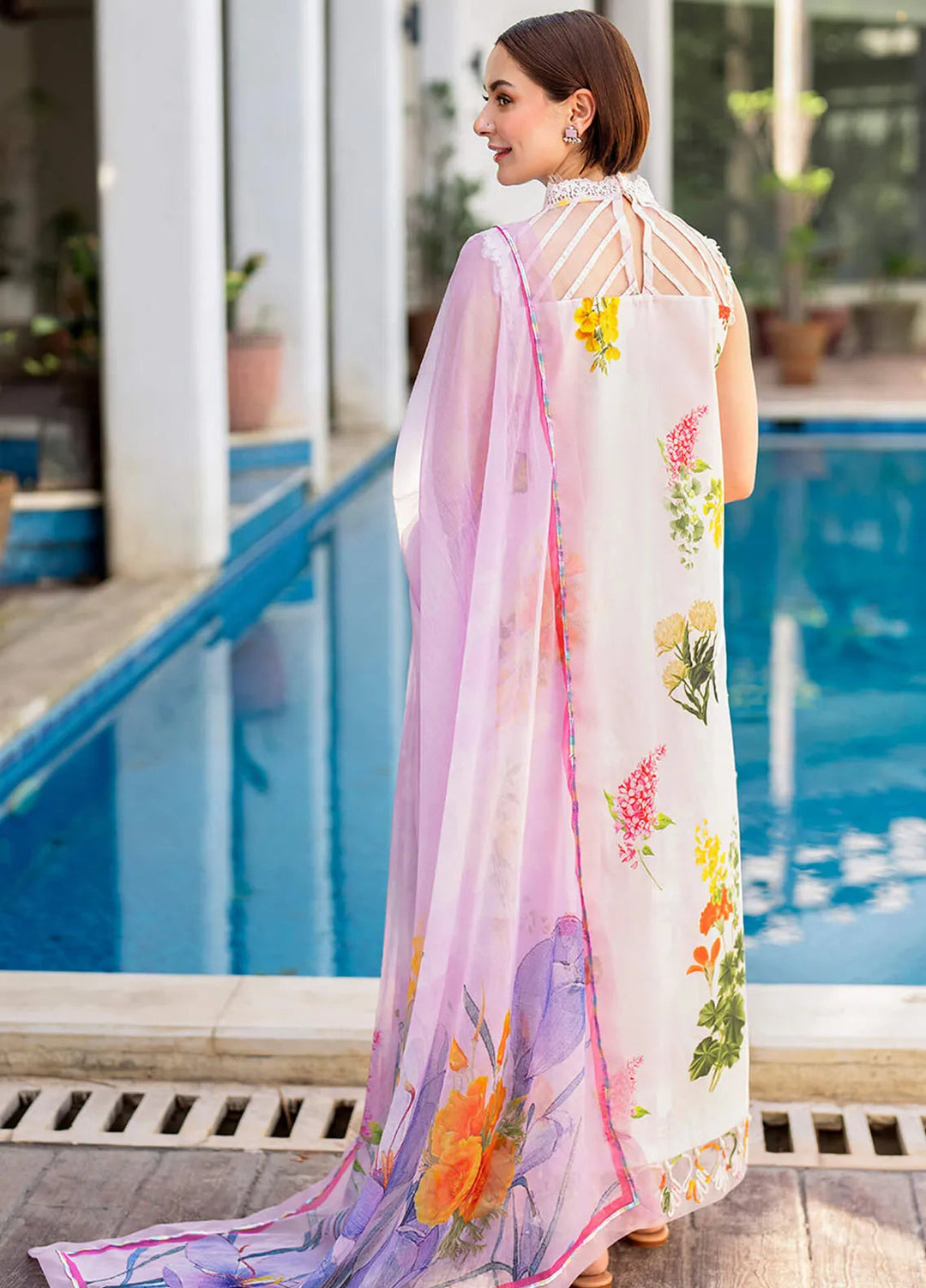 Meraki By Asifa and Nabeel Embroidered Lawn Suits Unstitched 3 Piece AN24M2 MK-05 Bulbul - Summer Collection