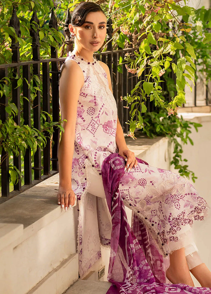 Meraki By Asifa and Nabeel Embroidered Lawn Suits Unstitched 3 Piece AN24M2 MK-10 Reshmi - Summer Collection