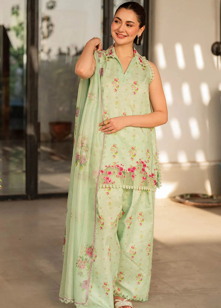 Meraki By Asifa and Nabeel Embroidered Lawn Suits Unstitched 3 Piece AN24M2 MK-11 Gul-e-Rana - Summer Collection