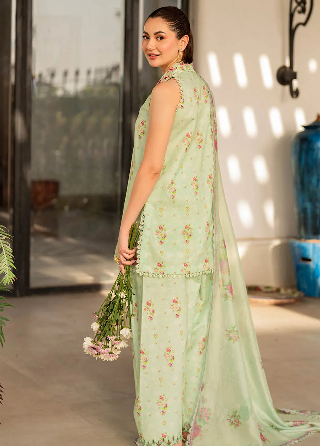 Meraki By Asifa and Nabeel Embroidered Lawn Suits Unstitched 3 Piece AN24M2 MK-11 Gul-e-Rana - Summer Collection