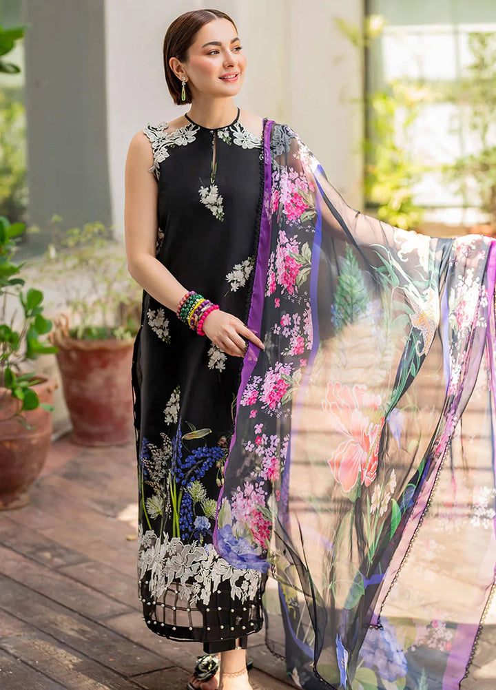 Meraki By Asifa and Nabeel Embroidered Lawn Suits Unstitched 3 Piece AN24M2 MK-14 Surma - Summer Collection