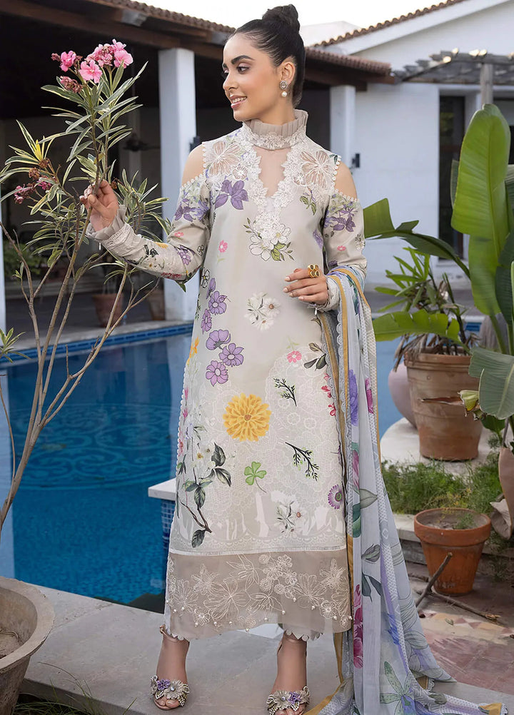 Meraki By Asifa and Nabeel Embroidered Lawn Suits Unstitched 3 Piece AN24M2 MK-16 Sarmayi - Summer Collection