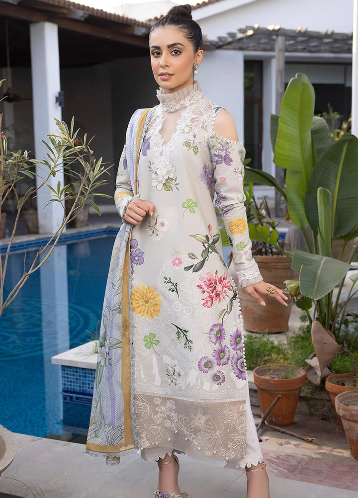 Meraki By Asifa and Nabeel Embroidered Lawn Suits Unstitched 3 Piece AN24M2 MK-16 Sarmayi - Summer Collection