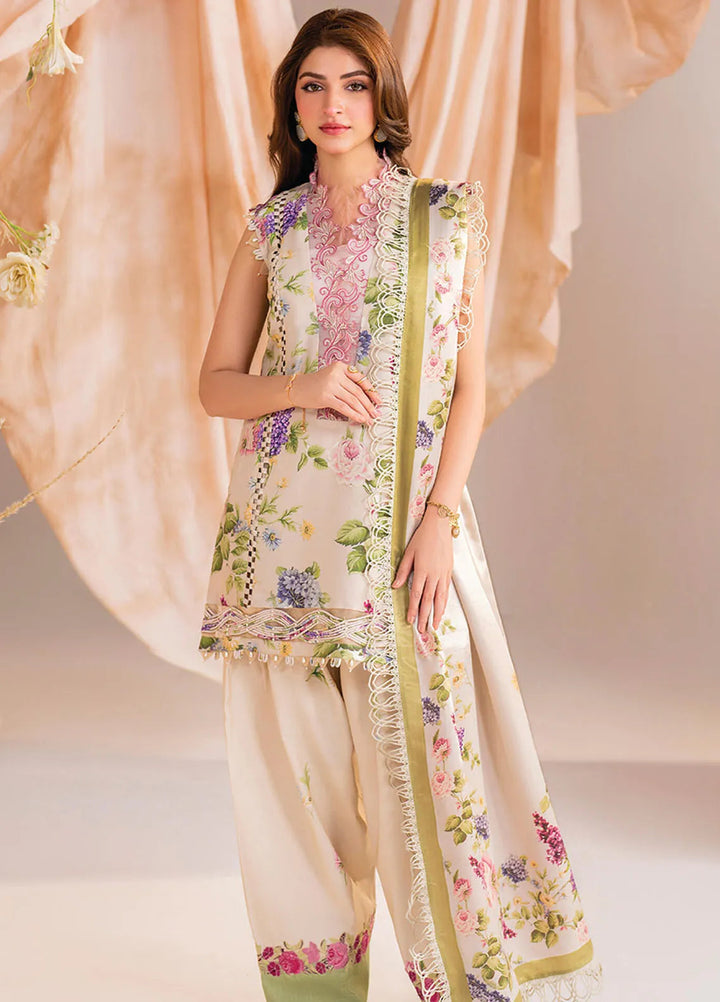 Meraki By Asifa And Nabeel Embroidered Viscose Suit Unstitched 3 Piece AN24MW MW-01 Aura - Winter Collection