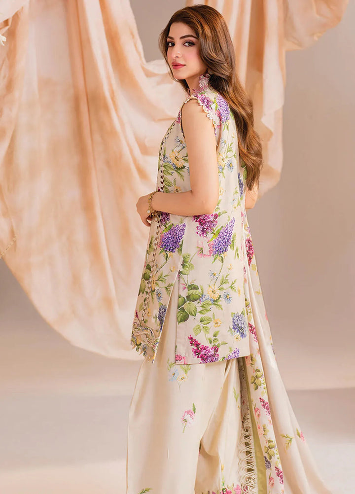 Meraki By Asifa And Nabeel Embroidered Viscose Suit Unstitched 3 Piece AN24MW MW-01 Aura - Winter Collection