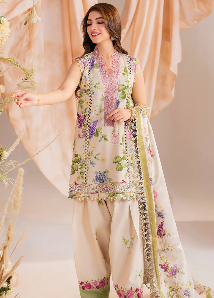 Meraki By Asifa And Nabeel Embroidered Viscose Suit Unstitched 3 Piece AN24MW MW-01 Aura - Winter Collection