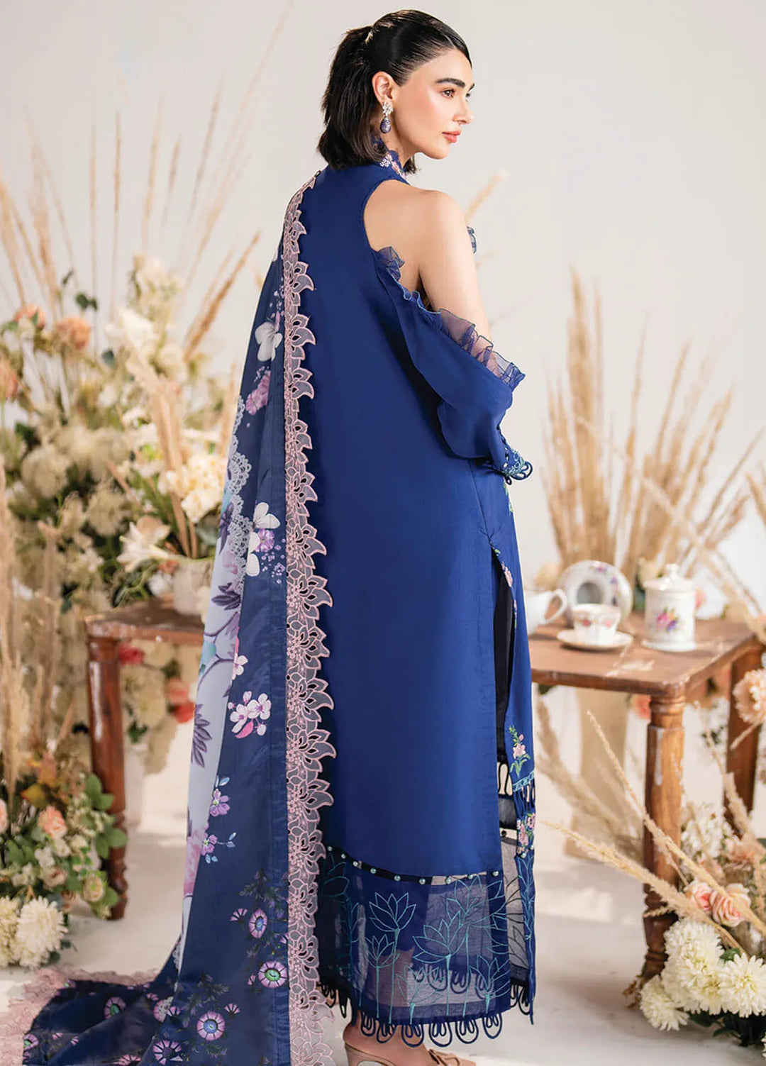 Meraki By Asifa And Nabeel Embroidered Viscose Suit Unstitched 3 Piece AN24MW MW-03 Frostbite - Winter Collection