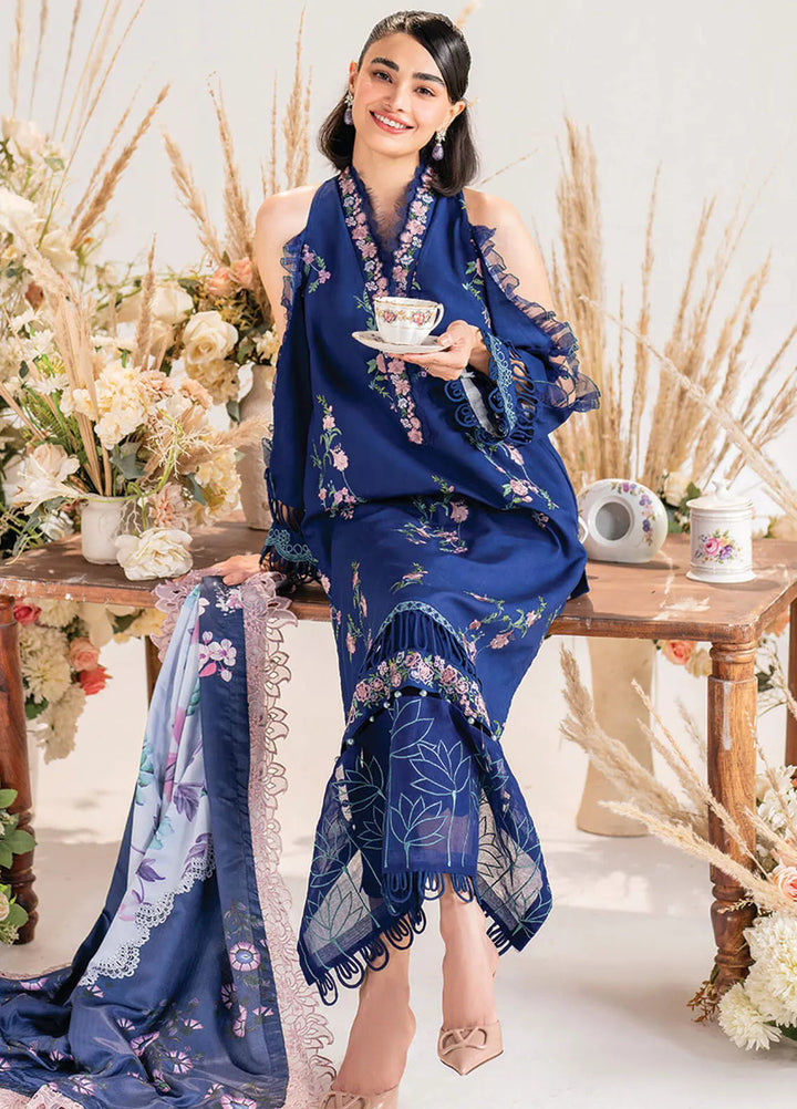 Meraki By Asifa And Nabeel Embroidered Viscose Suit Unstitched 3 Piece AN24MW MW-03 Frostbite - Winter Collection