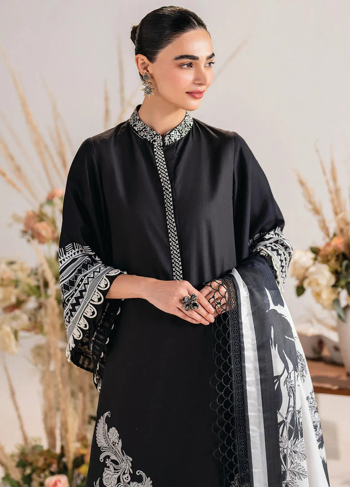 Meraki By Asifa And Nabeel Embroidered Viscose Suit Unstitched 3 Piece AN24MW MW-05 Velour - Winter Collection