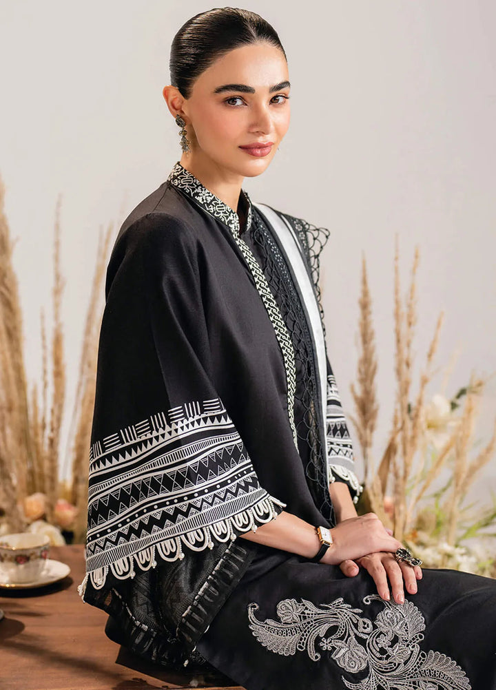 Meraki By Asifa And Nabeel Embroidered Viscose Suit Unstitched 3 Piece AN24MW MW-05 Velour - Winter Collection