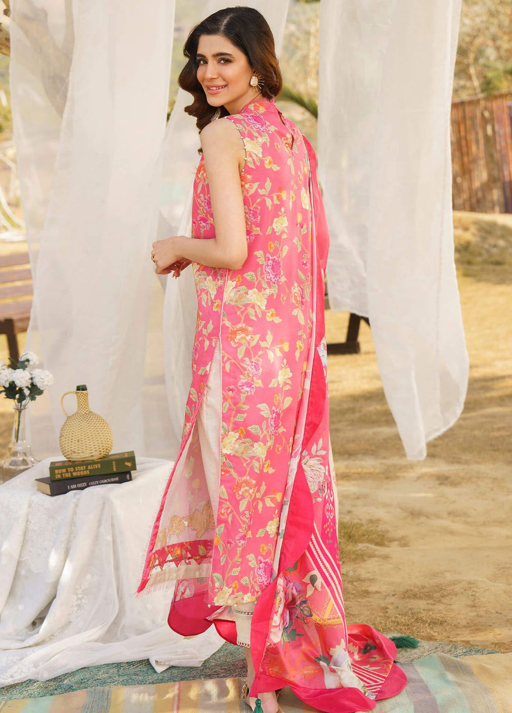 Meraki By Asifa Nabeel Embroidered Lawn Suits Unstitched 3 Piece AN24ML Anika - Spring Summer Collection