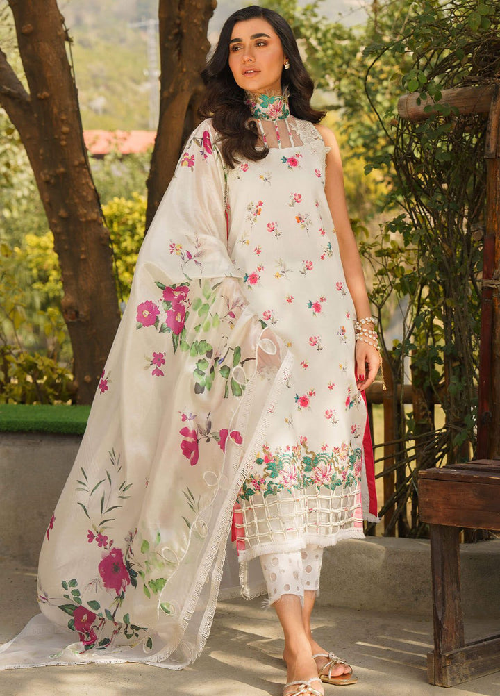 Meraki By Asifa Nabeel Embroidered Lawn Suits Unstitched 3 Piece AN24ML Aster - Spring Summer Collection