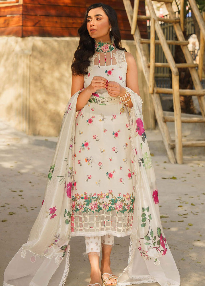 Meraki By Asifa Nabeel Embroidered Lawn Suits Unstitched 3 Piece AN24ML Aster - Spring Summer Collection